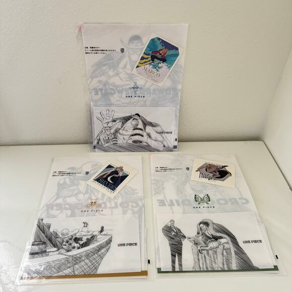 3 One Piece Anime Ichiban Kuji Visual Art Sheet Clear File Poster - Picture 2 of 8